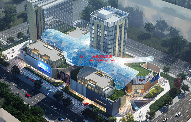 建筑藝術中鋼結構的力學美感表達