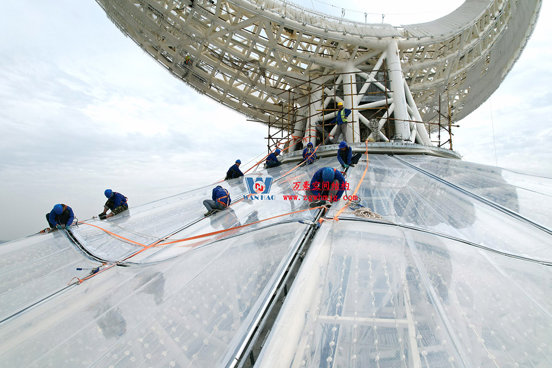 ETFE膜結(jié)構(gòu)地標(biāo)塔—以愛(ài)之名，點(diǎn)亮絲路歡樂(lè)世界