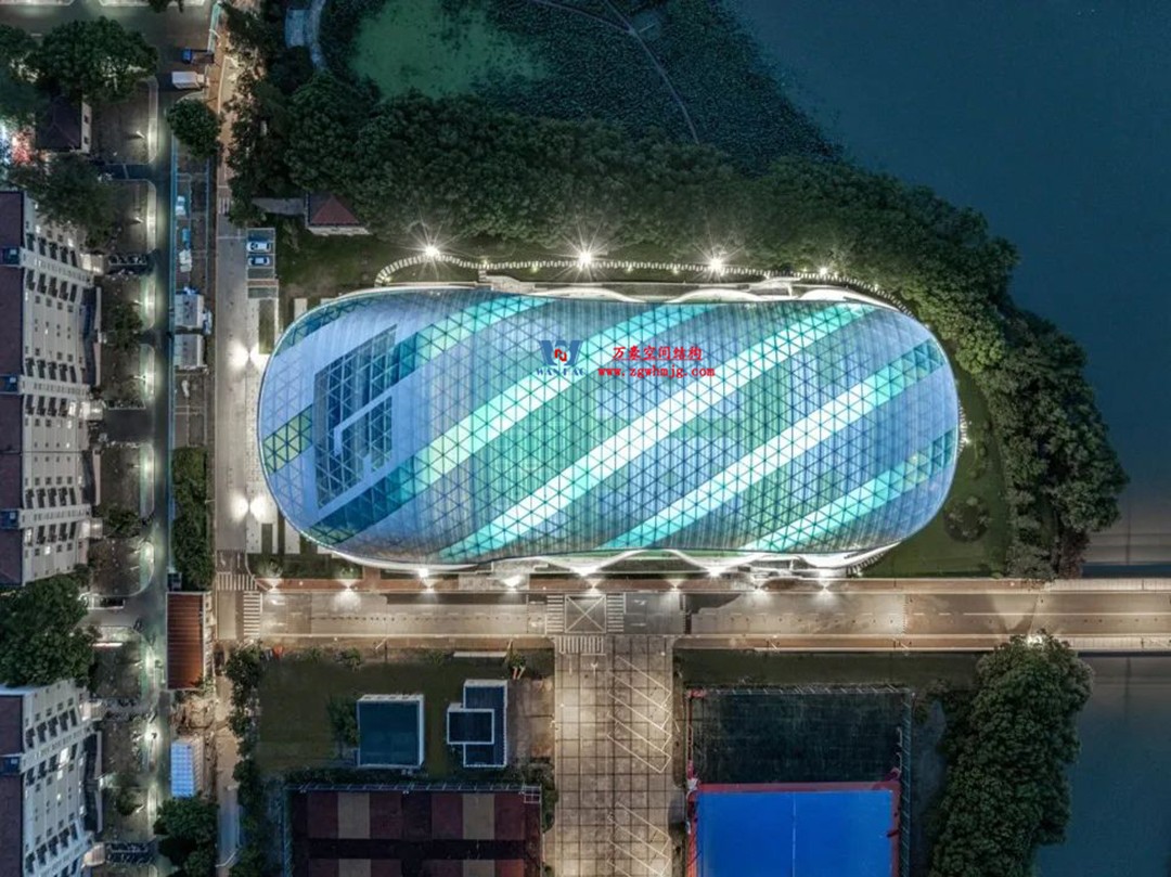 帆影碧波|風雨操場上的ETFE膜結構穹頂