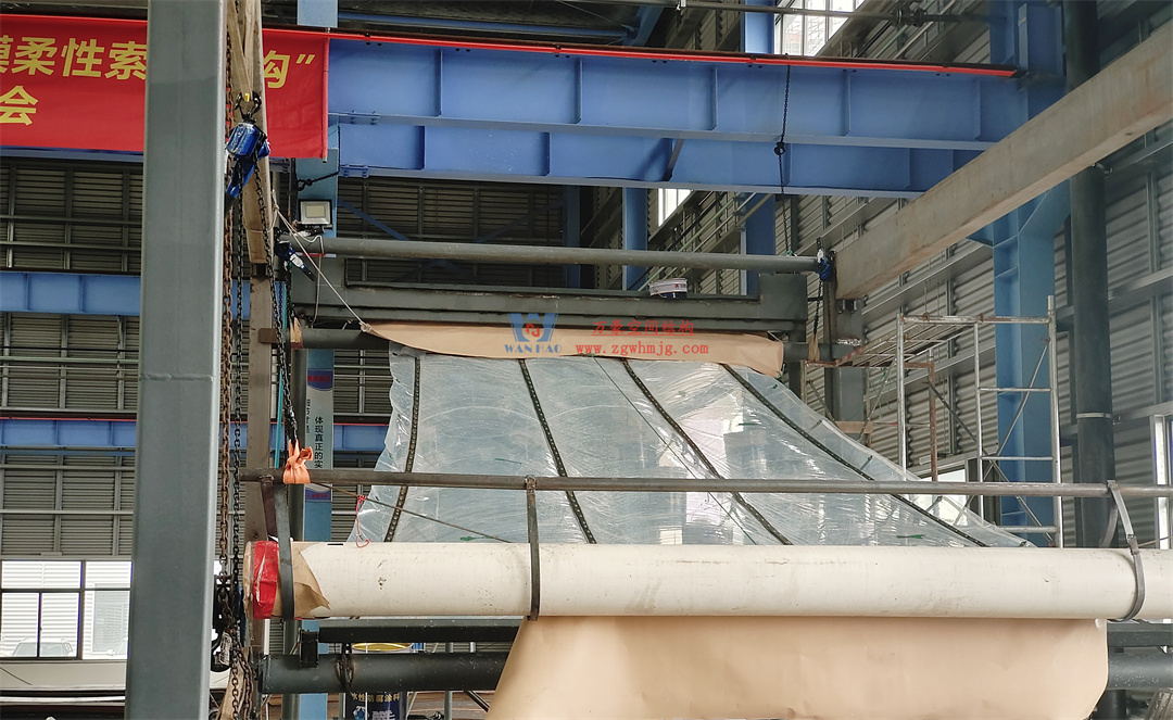 科技賦能品質(zhì)工程 | 萬(wàn)豪集團(tuán)攜手浙大團(tuán)隊(duì)圓滿(mǎn)完成無(wú)錫奧體中心膜結(jié)構(gòu)排水試驗(yàn)驗(yàn)收