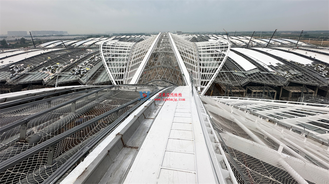 千帆競發勢如虹｜中原國際會展中心膜結構天幕攻堅實錄，擎起中原會展新地標！