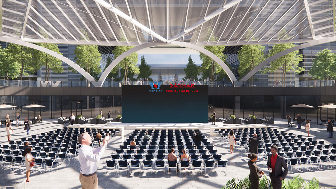 ETFE氣枕膜與雙曲面空間網殼結構結合是什么樣？一起來一睹真容