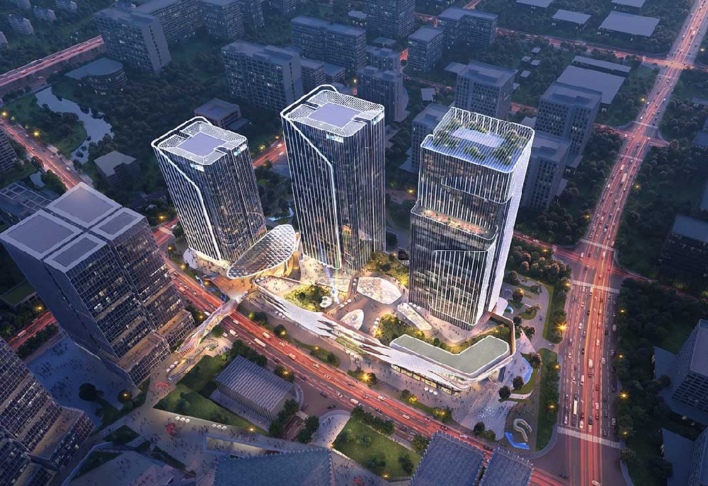 上海集成電路設計產(chǎn)業(yè)園 ETFE 氣枕膜結(jié)構(gòu)完美收官