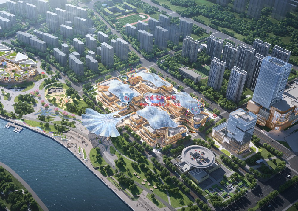 喜報｜浙江萬豪集團成功中標石家莊太平河片區合生匯大型ETFE商業天幕！